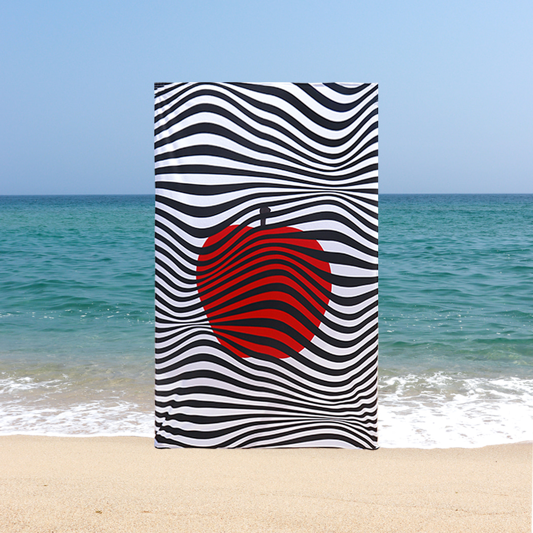 [SUMMER COLLECTION]WIDE BEACH TOWELApple